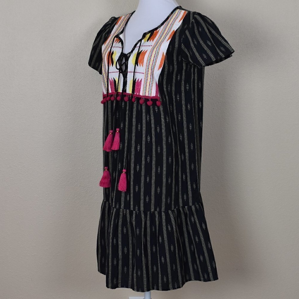THML Embroidered Jacquard Boho Dress NEW Small - Picture 2 of 8
